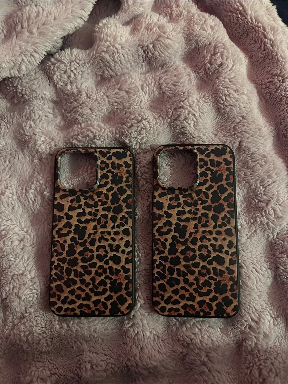 Leopard Print Phone Case for iPhone 14 pro max - Brown